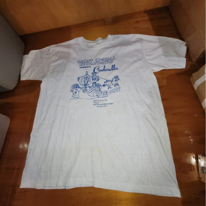 Vintage My shirt USA 1987 Cinderella Theater Godby Choral Single Stitch Tee XL