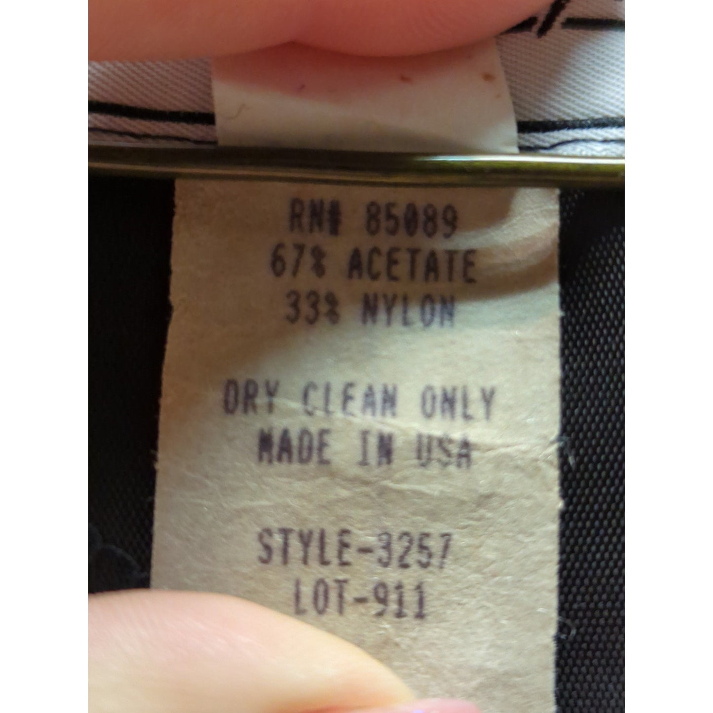 Another Thyme Vintage Size 18 Long sleeve dress knee length crushed velvet