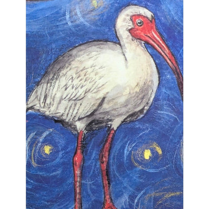 Honey Hilliard "Starry Night" Florida Birds Framed Giclée | 18" x 14"