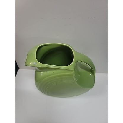 Fiestaware Fiesta Large Lemongrass Chartreuse Disk Pitcher 67oz Retired 1997-99