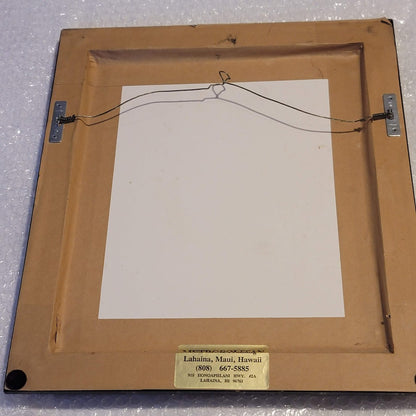 Andrea Smith 16"  x 14" Giclee Walking in Gratitude #34/1000 LahainamMaui Hawaii