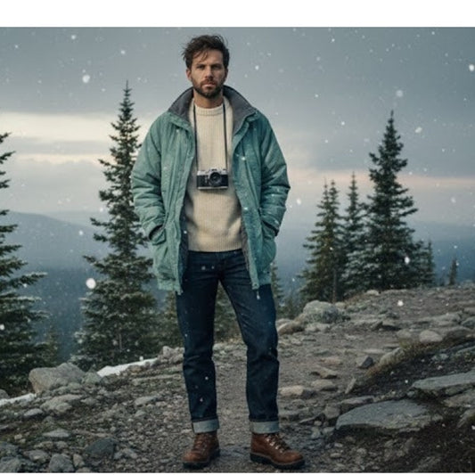 Vintage Lands' End Polartec Squall Jacket Sage Green Parka Men’s XL