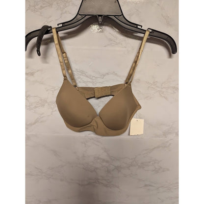 Danskin Intimates Size 34 B Taupe adjustable straps lightweight No underwire
