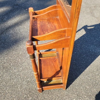 Secondhand Sandies: hall tree foyer coat rack umbrella stand shelf