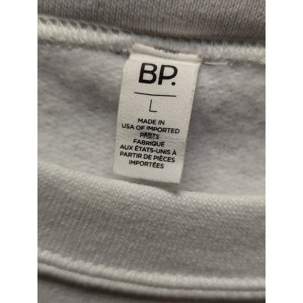 BP. Size Large white sweatshirt VOTE graphic top shirt Neon letters whtie