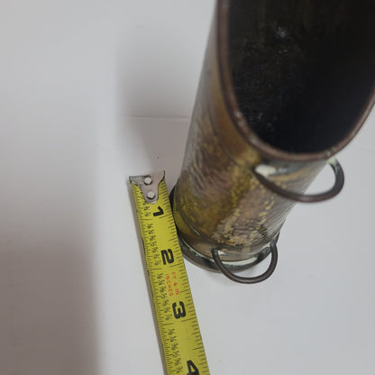 Trench art ammo Artillery Shell Scoop Vessel Flower 1940s