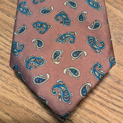 Vintage Oscar de la Renta Men's Necktie Tie Necktie Pailsley
