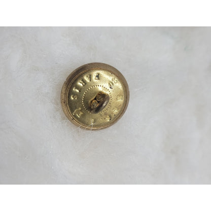 Set of 3 Antique H.B. & Cie Paris Gilt Brass Ball Buttons French Military Hussar