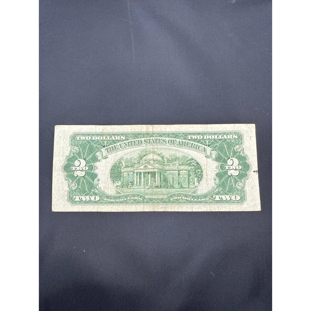 Paper Currency Bank Note USA Paper Money $2 Series 1928 G Red Seal Clark Snyder