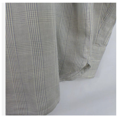 TREASURE & BOND Ivory Warden Plaid Button Up Long Sleeve Shirt Size XXL collared