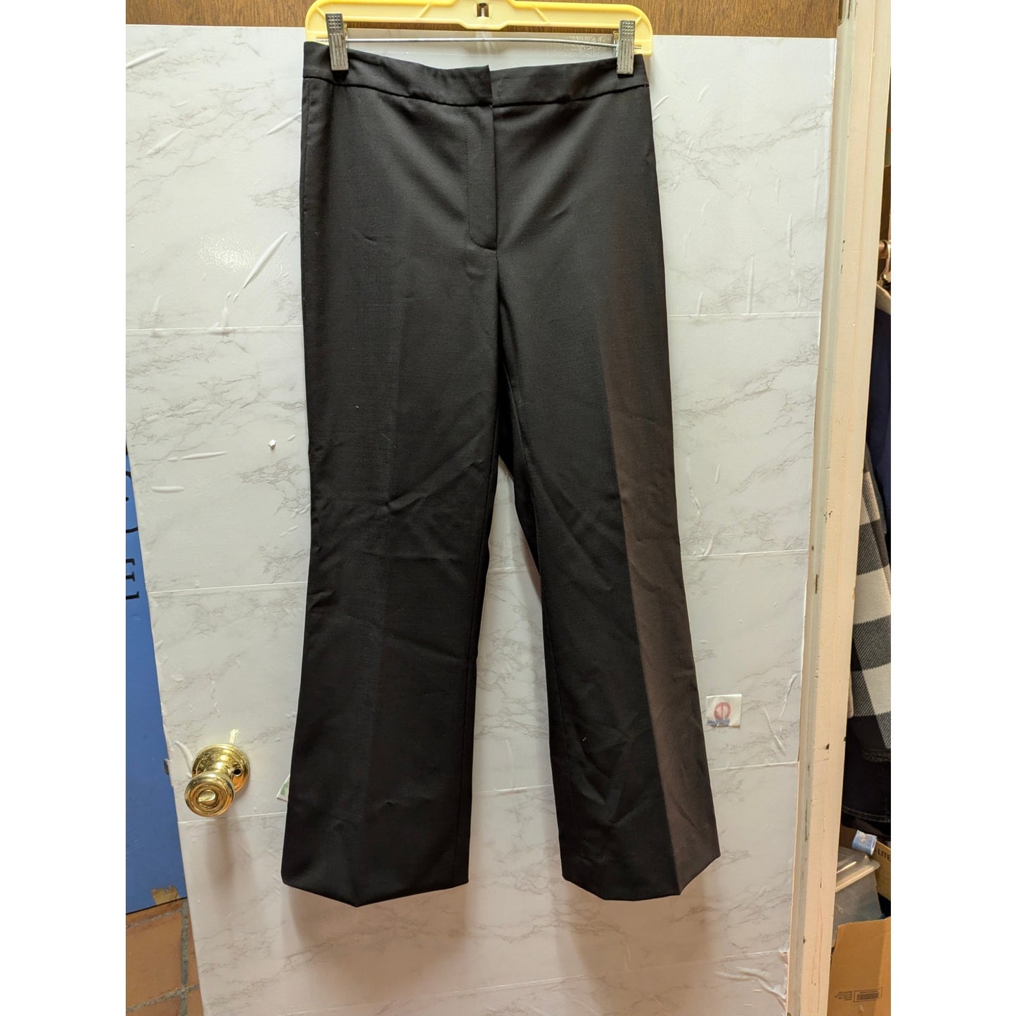 Alex Marie Black Career Pants Straight Leg Petite Lined Professional 4 Petite