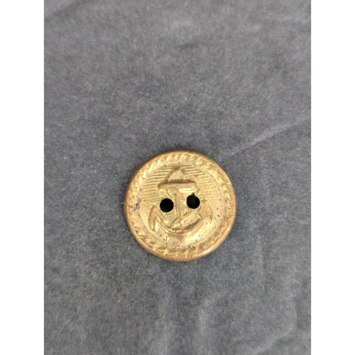 LOT MM of 10 Antique Vintage Victorian Brass Mixed Materials Buttons ESTATE FIND