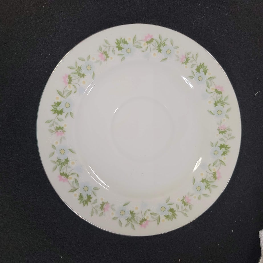 Johann Haviland Bavaria Germany Forever Spring LOT of 8 Saucers