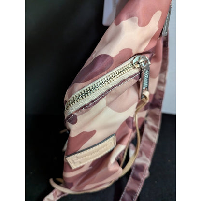 Rebecca Minkoff Nylon Backpack Pink Camouflage Pattern NEW