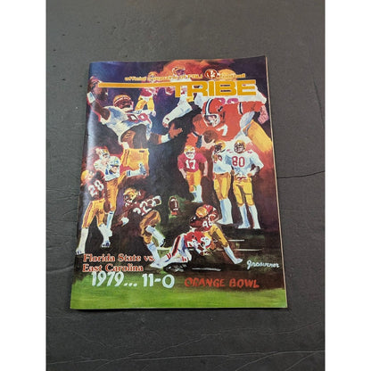 Vtg. FSU Tribe Magazine Sept 20 1980 Florida State vs East Carolina ECU Program
