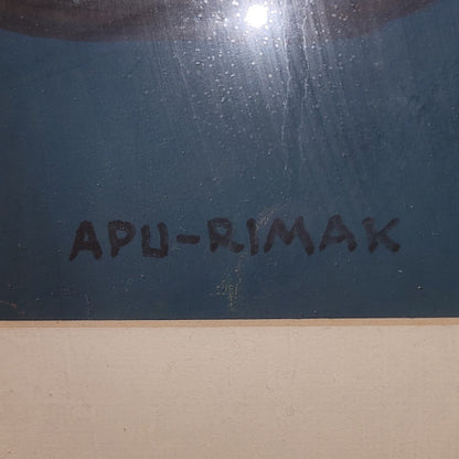 APU-RIMAK ALEJANDRO GONZÁLEZ TRUJILLO Peruvian 1900-1985 Tempera on paper.