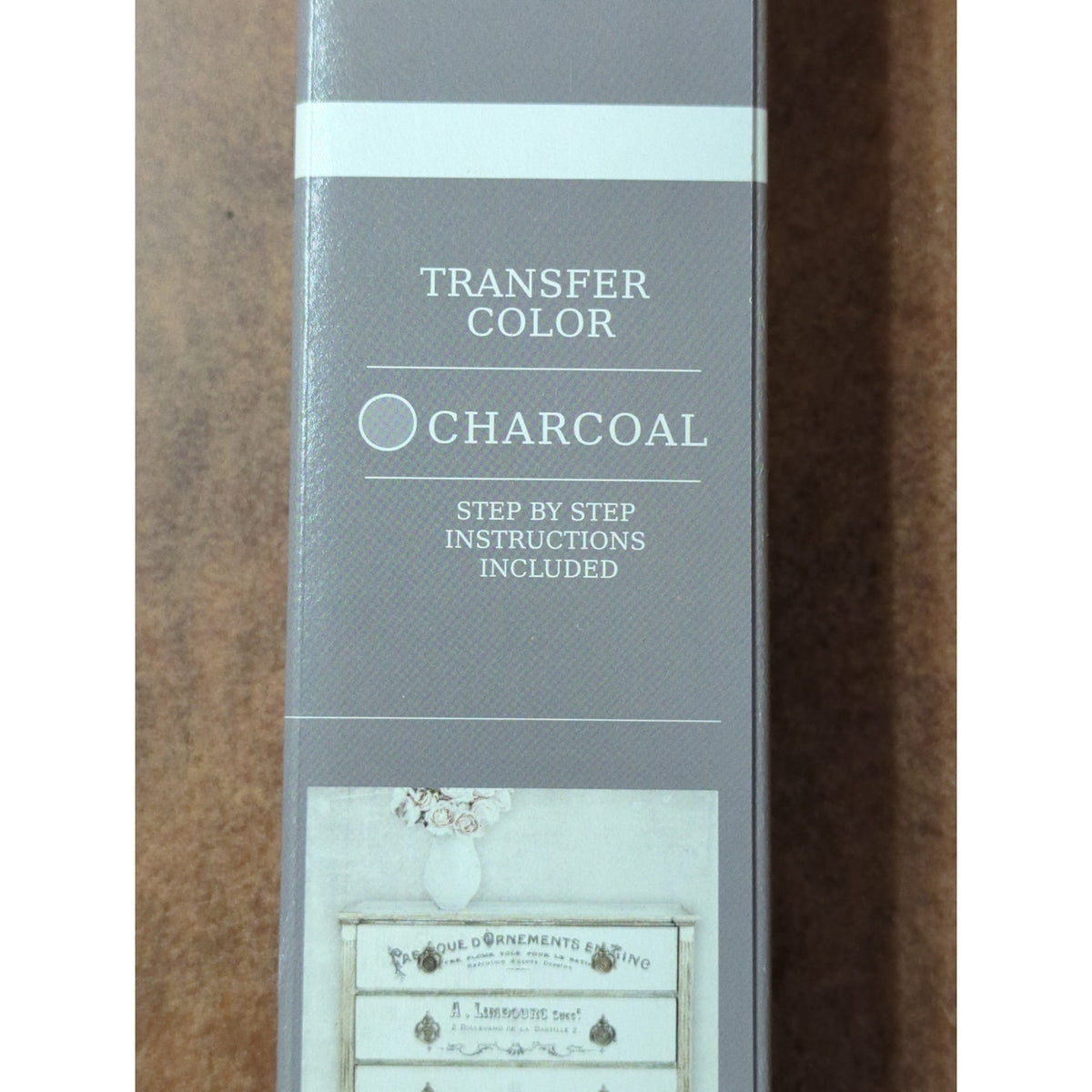 Redesign with Prima La Fleur Charcoal French Country Decor Transfer 24x36