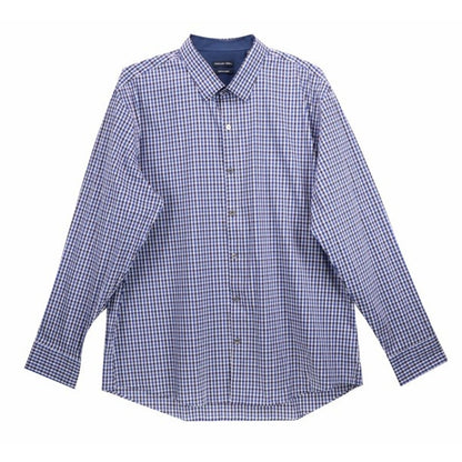 Zachary Prell NWT Blue Plaid check  Vestal Button-Up Dress Shirt Large Orig.$168