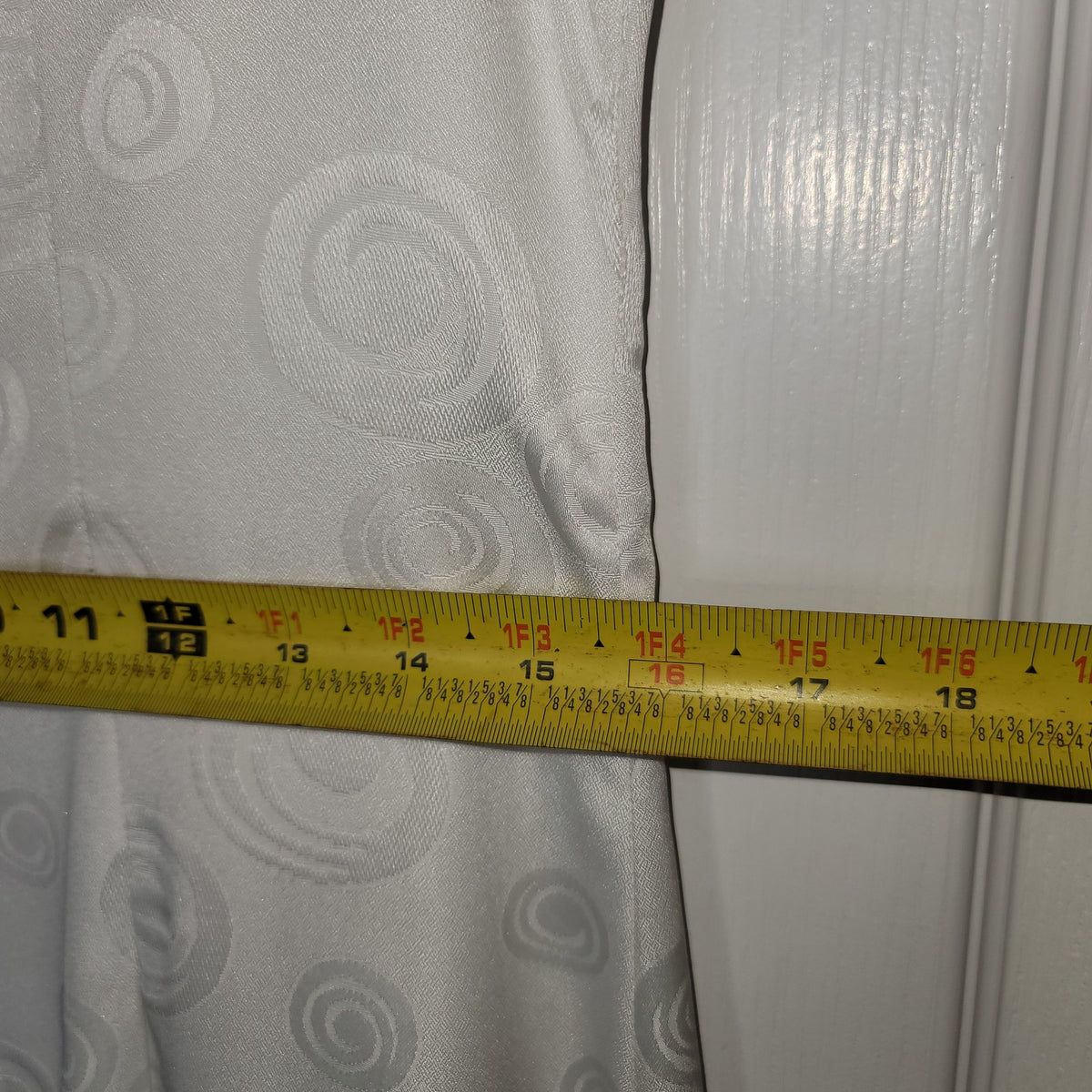 VINTAGE White Sleeveless Geometric Swirl Heavy Fabric Maxi Dress cocktail MEDIUM