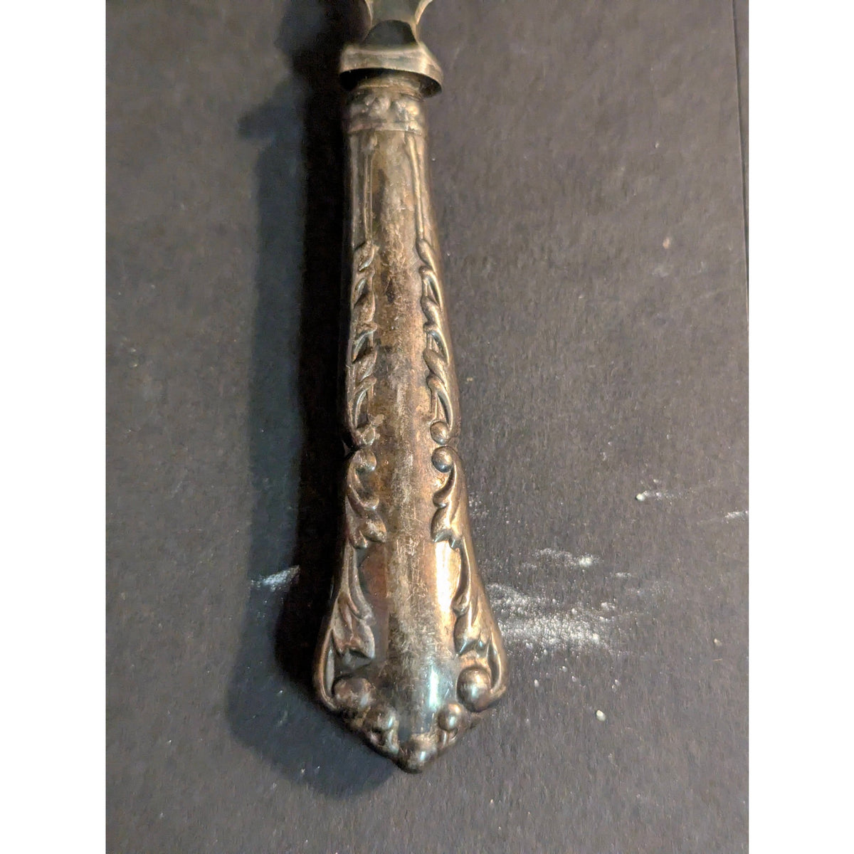Antique William Adams EPNS Silverplated Ornate Sardine Fork Victorian