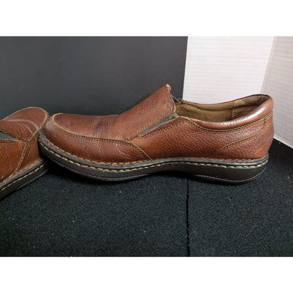 b.o.c. Born Concept Men's Brown Leather Slip-On Loafers Size 9M