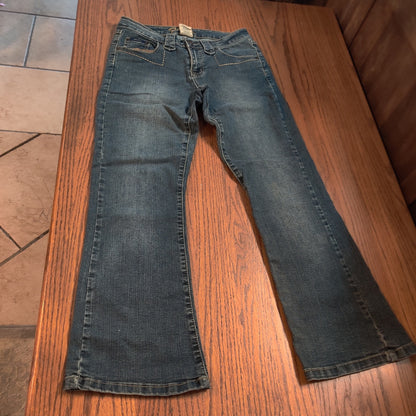 Flavour by Bubblegum Vintage Flare Jeans Blue Denim Retro Y2K Aesthetic Size 4P