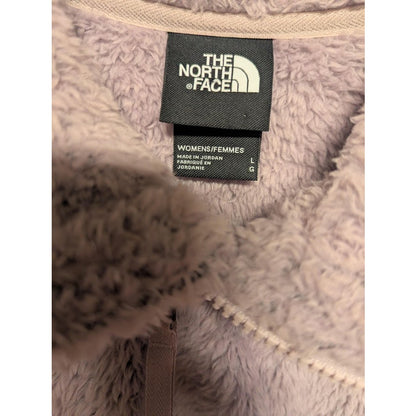 NEW The North Face Furry Fleece Ashen Purple Size Large jacket pockets Pullover