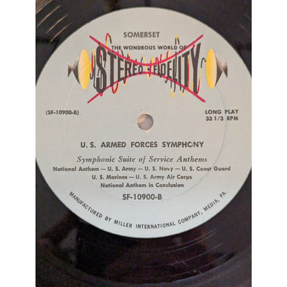 Vintage Victory at Sea & U.S. Armed Forces Symphony Stereo Fidelity Vinyl LP