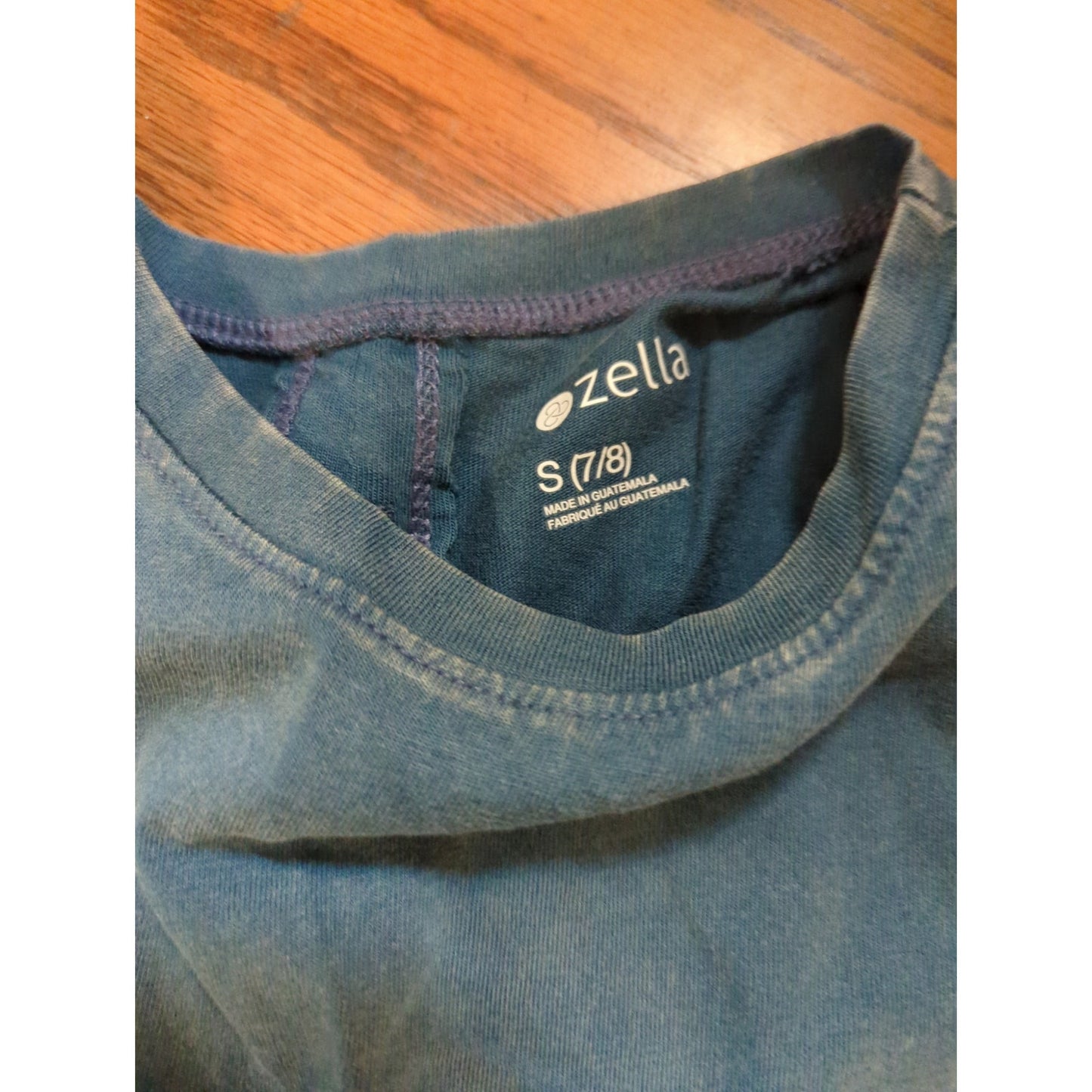 .Zella Blue Ceramic Tie-Back Active Tank Top Size Youth Small NEW Activewear
