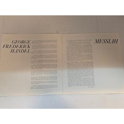 Handel Messiah Joan Sutherland Adrian Boult FFSS OSA 1329 Stereo 3-LP Box Set
