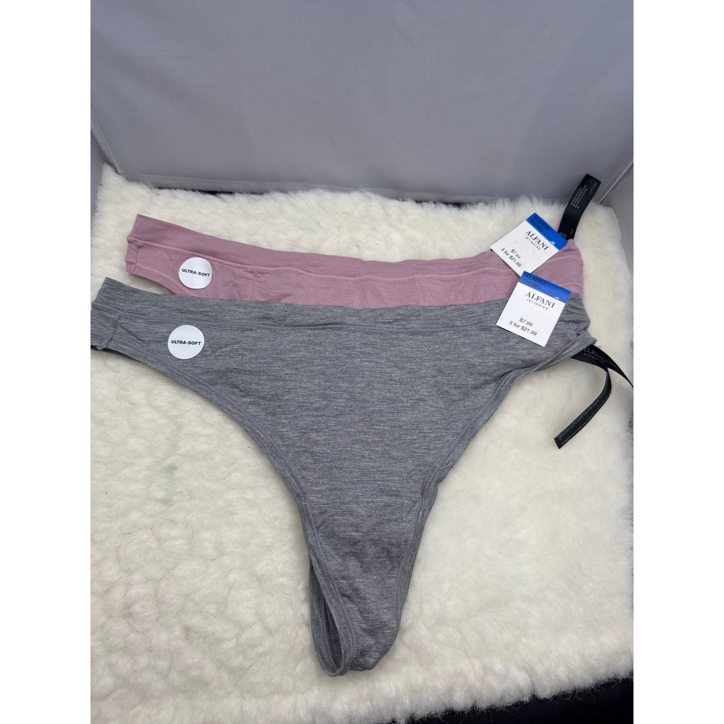 Lot NEW Underwear Panties Size XL ALFANI THONG