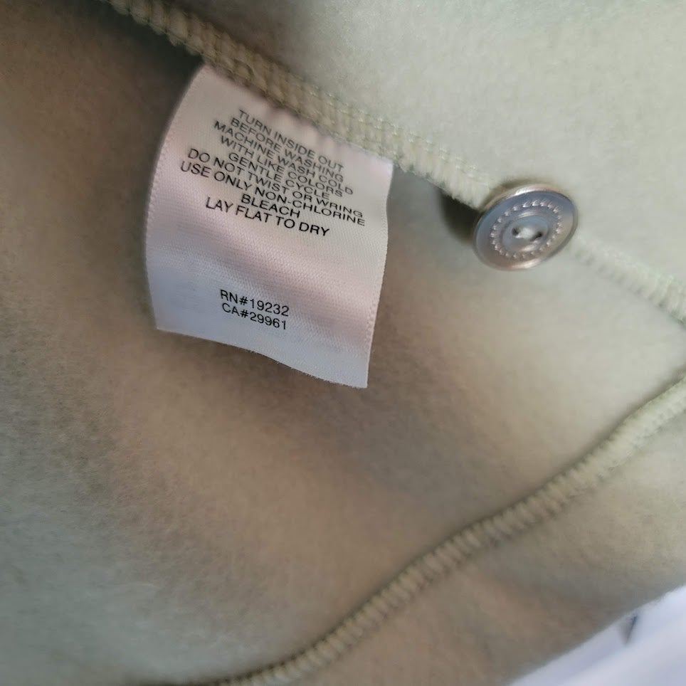 Alfred Dunner Wool Blend Lightweight Jacket XL Green Embroidery Long Sleeve