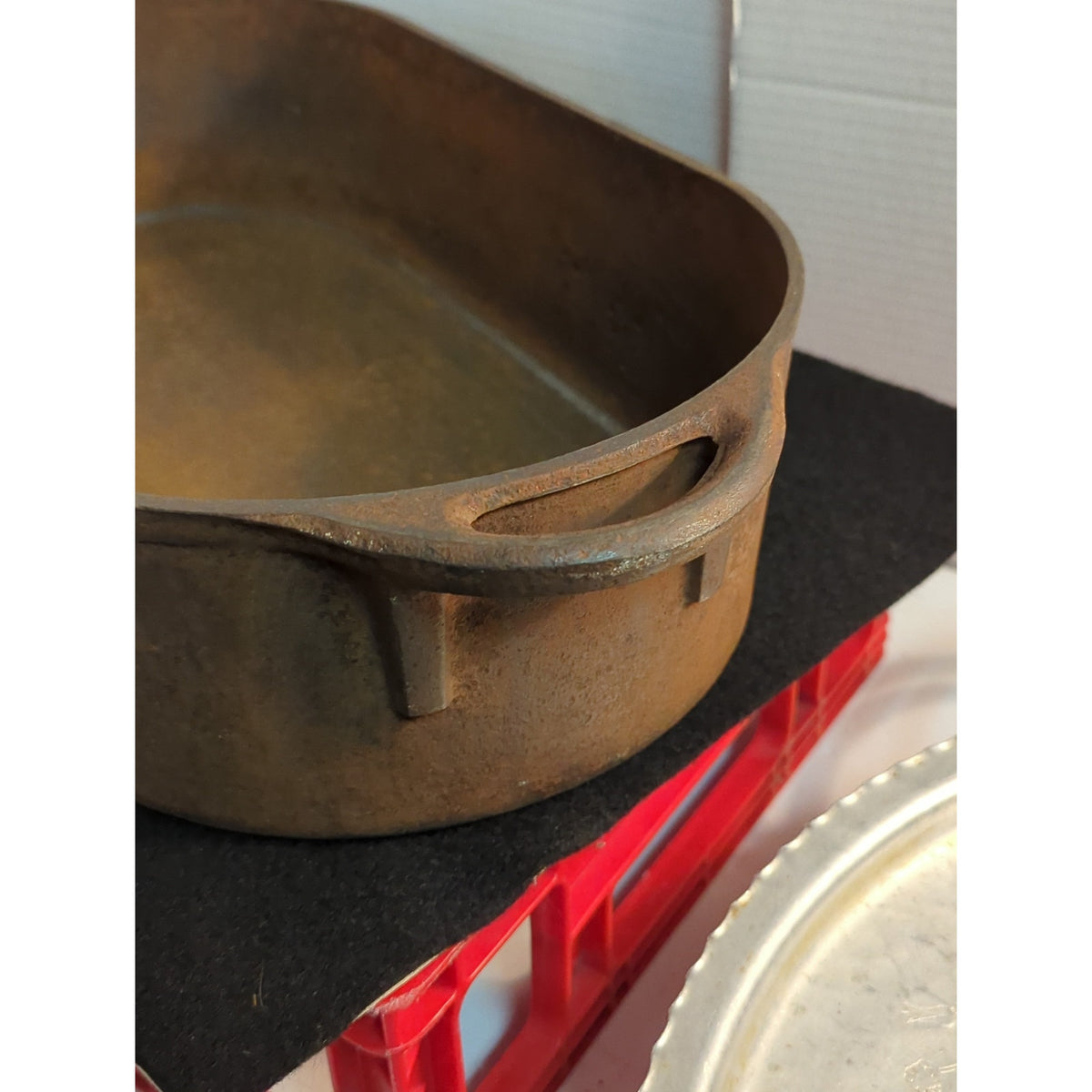 Vintage Cast Iron Birmingham Stove Range BSR Sportsman Fish Fryer 3060 w/handles