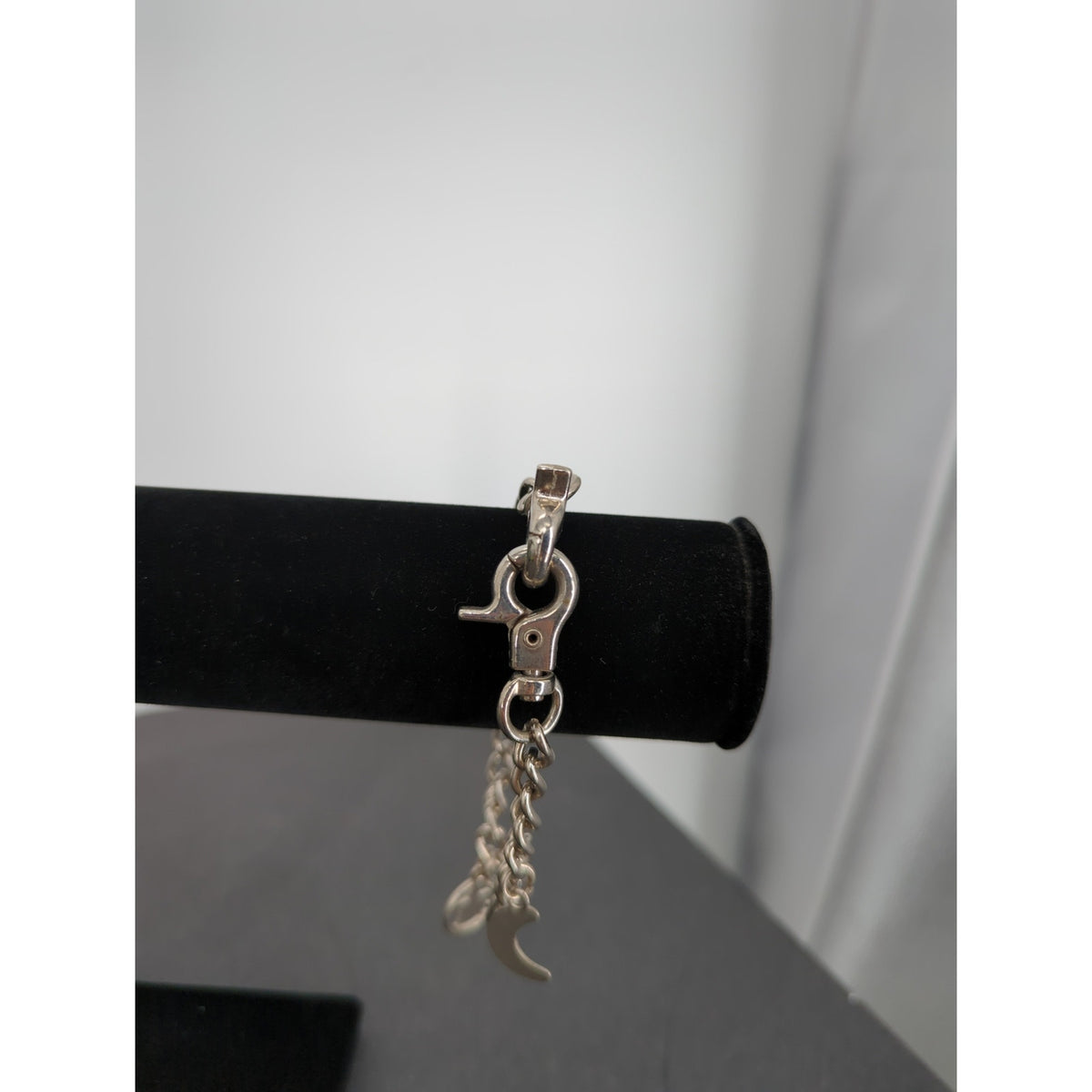 Vintage Charm BRACELET Western Motif Cowgirl Silvertone Lonestar