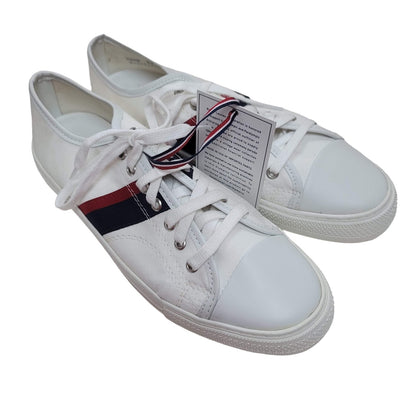 Polo Ralph Lauren White REd Blue Sneakers Trainers 10-5 D Olympic Team NEW