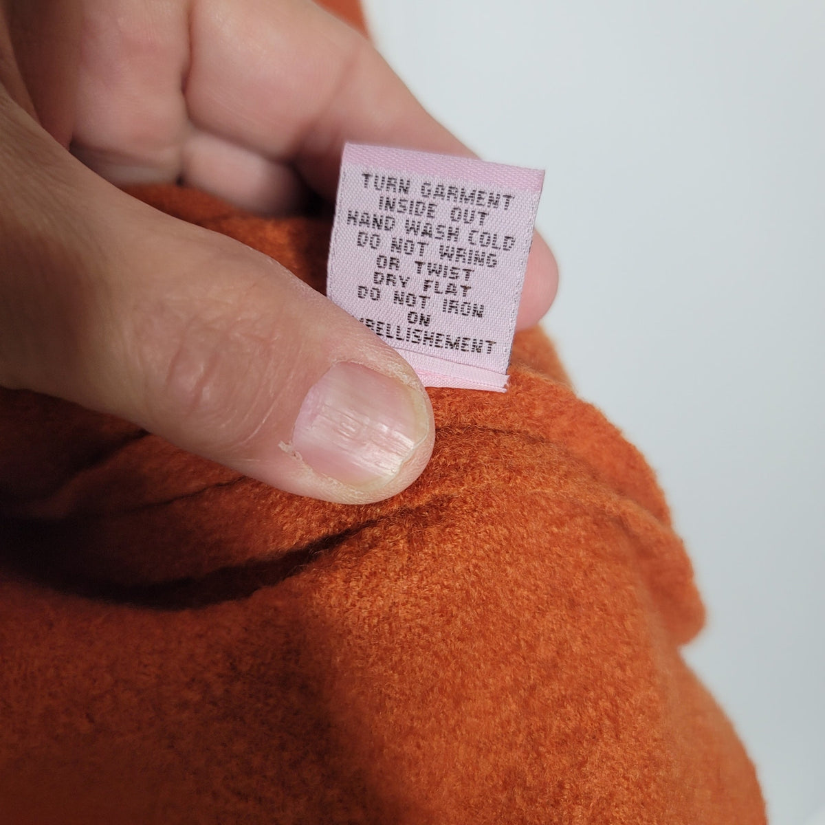 Paraphrase UK Size Large Wool geometric lightweight jacket blouse Orange wrap
