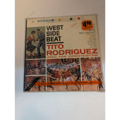 Vintage Tito Rodriguez West Side Beat United Artists UAS 6183 Vinyl LP