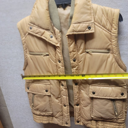 Sears Large ( 14-16) Boys Tan VINTAGE Vest Outdoor Hunting Camping Fishing Hikin