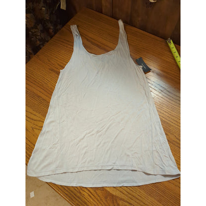 Natori Taupe Scoop Neck Lounge Tank Top Size Small NEW Activewear Casual