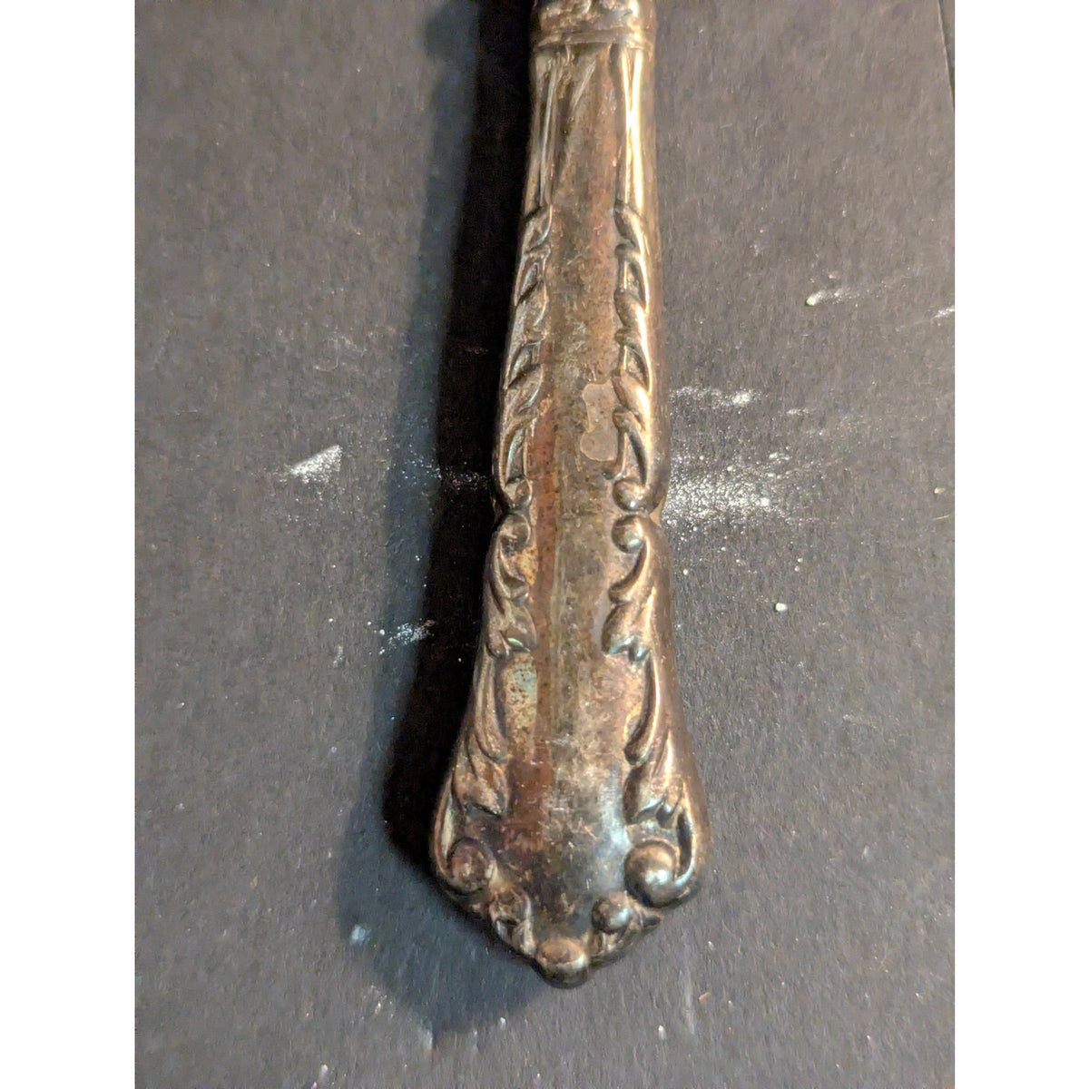 Antique William Adams EPNS Silverplated Ornate Sardine Fork Victorian