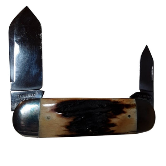 Case XX Tested Folding Pocket KNIFE Elephant Toenail 52050 Sambar Stag  94