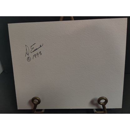 Original Beautyberry Botanical Photograph Signed Dan Evans 1993 Matted