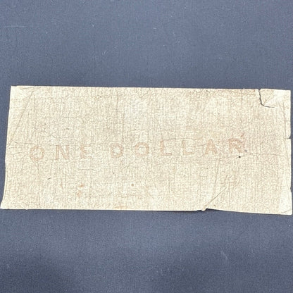 Currency Bank Note USA Paper Money State of North Carolina $1  Series 1861