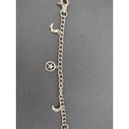 Vintage Charm BRACELET Western Motif Cowgirl Silvertone Lonestar