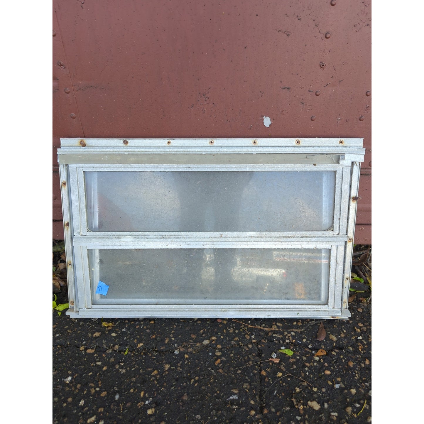 1976 Scotty Serro Camper ORIGINAL Window metal screen aluminum glass KITCHEN
