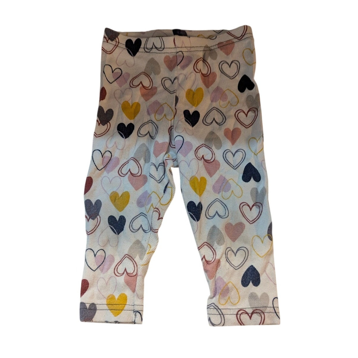 Carter's Baby Girls Multi-Color Heart Print Leggings 12M