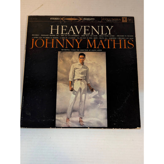 Vintage Johnny Mathis Heavenly Columbia CS 8152 Stereo Vinyl LP Record
