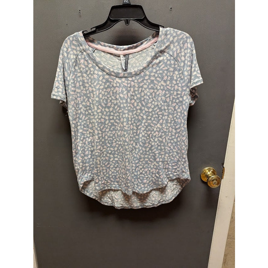 Jaclyn Intimates Soft Short Sleeve Lounge/Pajama Top Sz Medium geometric NWT