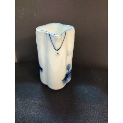Vintage Blue & White Windmill Small Ceramic Creamer Pitcher Transferware