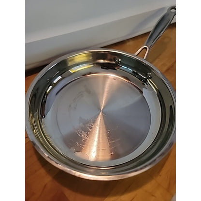 Cuisinart Model #722-20 8in / 20cm Stainless Steel Frying Pan Skillet CLEAN NICE